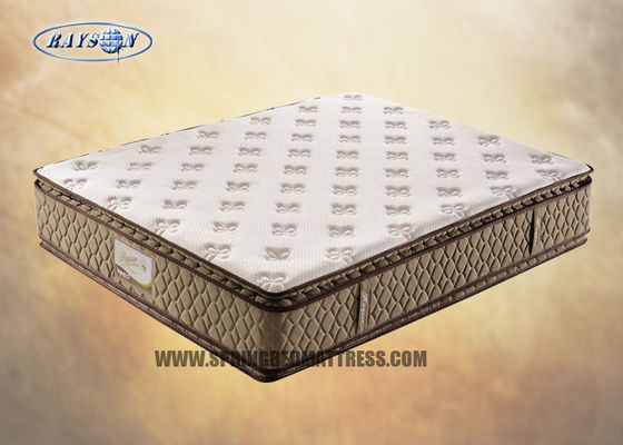 Тюфяки весны коробки роскошной подушки верхние с не сплетенной тканью 12,6 дюйма