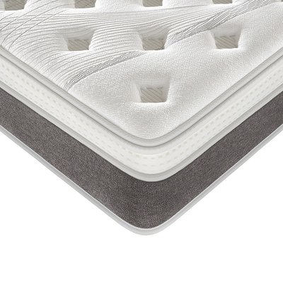 Euro Top Latex Foam 7 Zones Rolled Pocket Spring Mattress Королевский размер